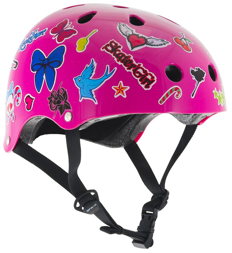 SFR Essentials Skate Helmet - Pink Sticker Protection SFR S/M 53-56cm 