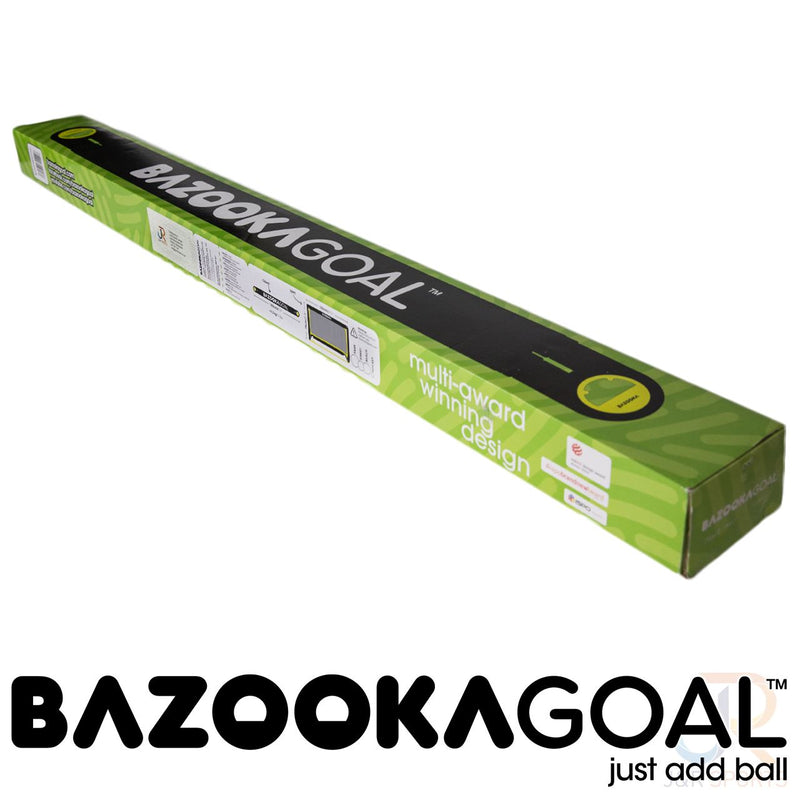 Bazooka Goal Original Pop Up Portable Football Goal, Black