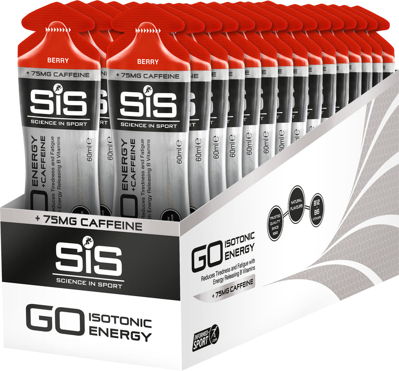 Science In Sport SiS GO Caffeine + Energy Gel 30 Pack