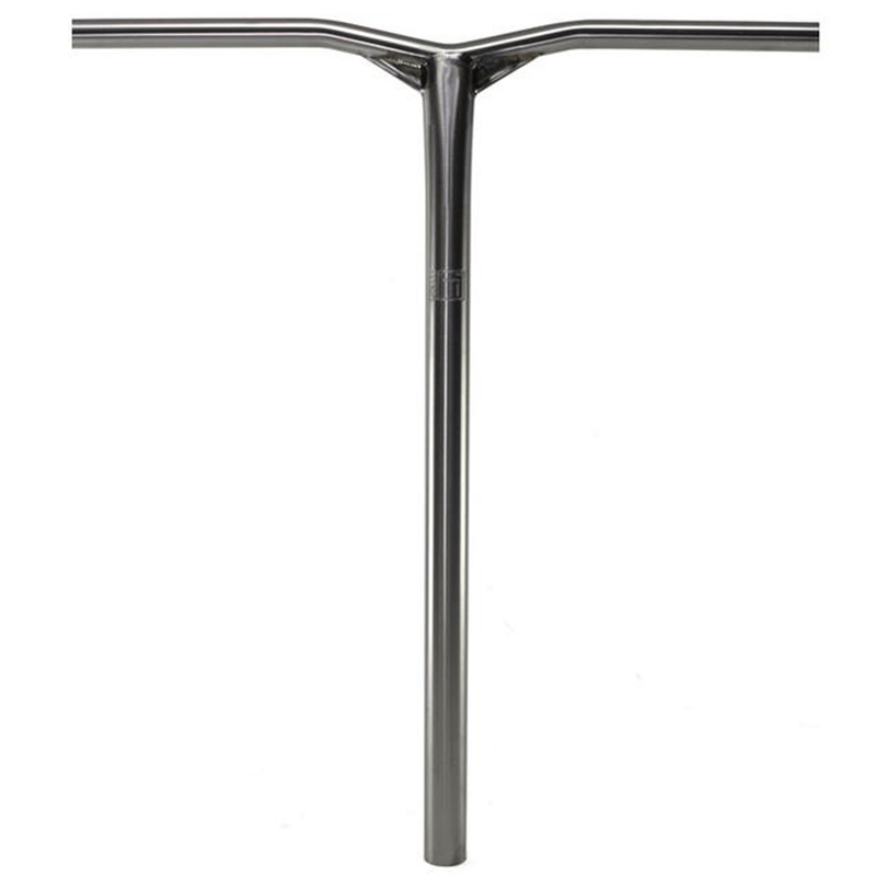 Lucky Scooters Titanium Gusset Kink Bars, Raw Scooter Bars Lucky 