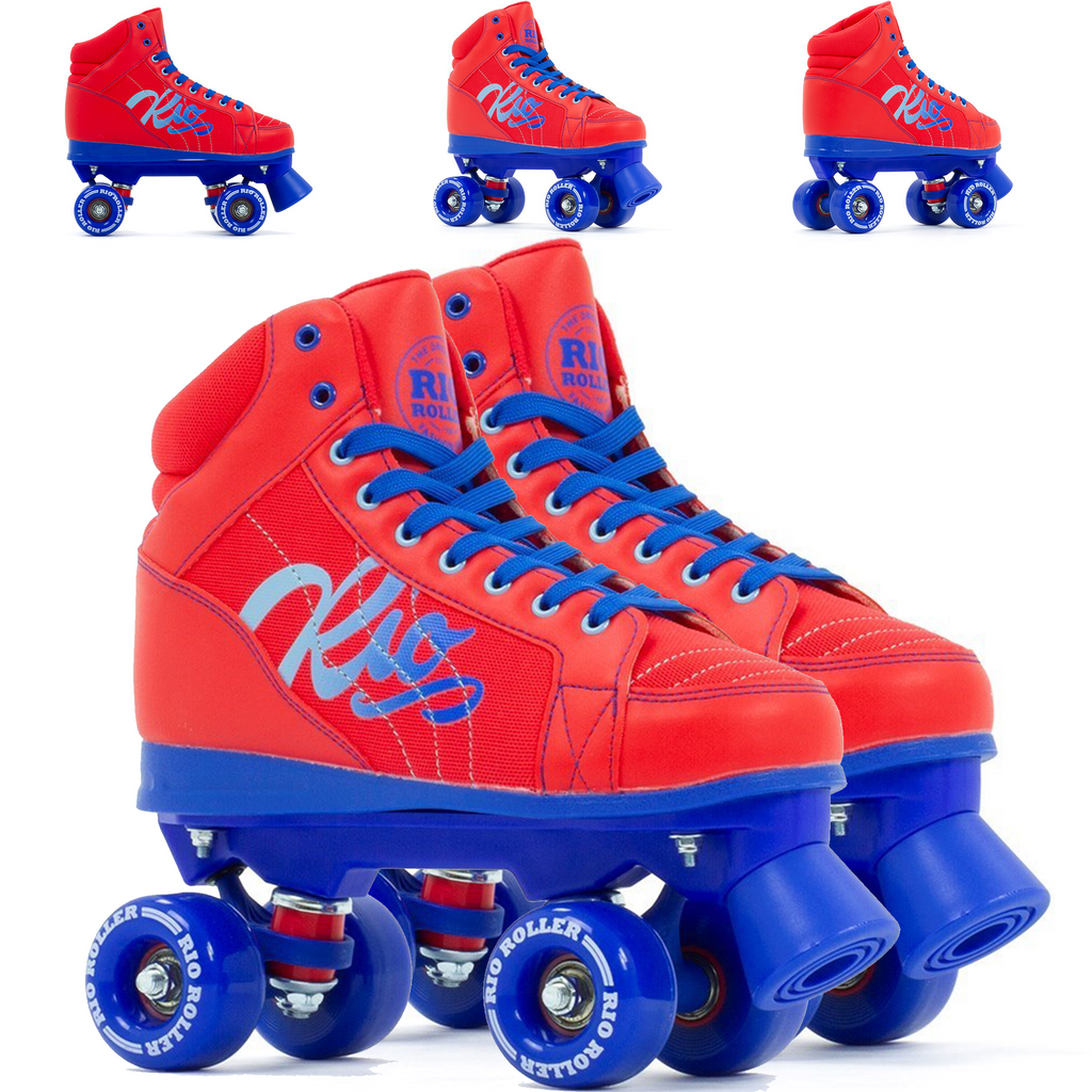 Rio Roller Lumina Quad Skates White Blue