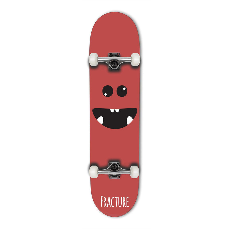 Fracture Skateboards Lil Monsters Complete skateboard 8.0" - Red Complete Skateboards Fracture 