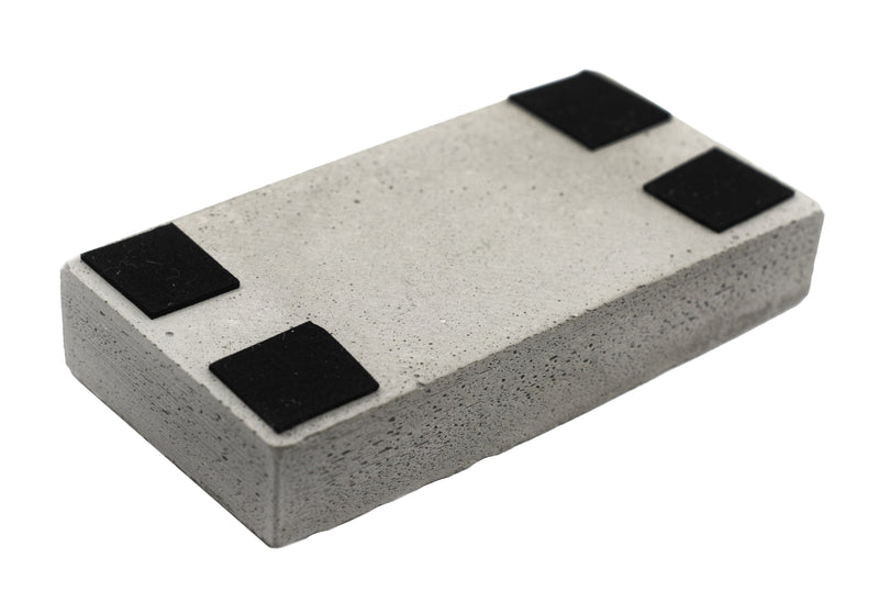 Teak Tuning Concrete Fingerboard Mini Slab, 4 Inch